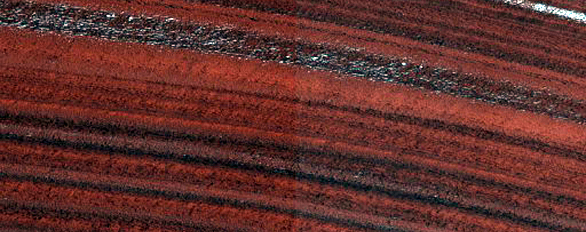 Chasma Boreale Northwestern Head Scarp