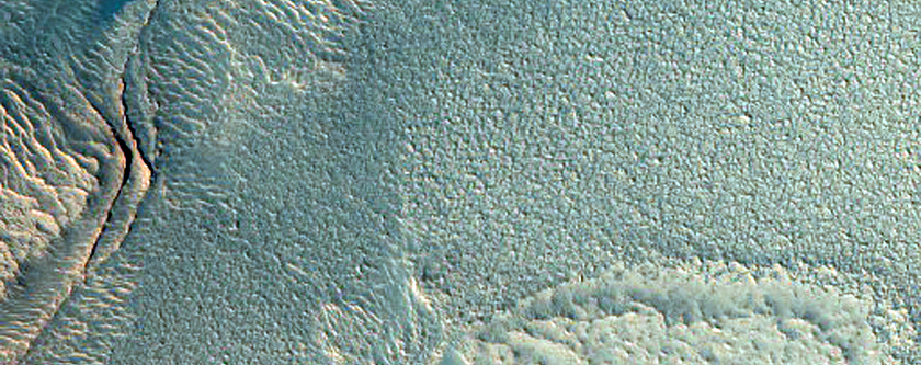 Steep North Polar Peripheral Scarp