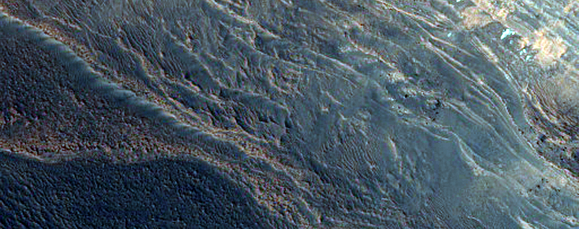Steep North Polar Peripheral Scarp