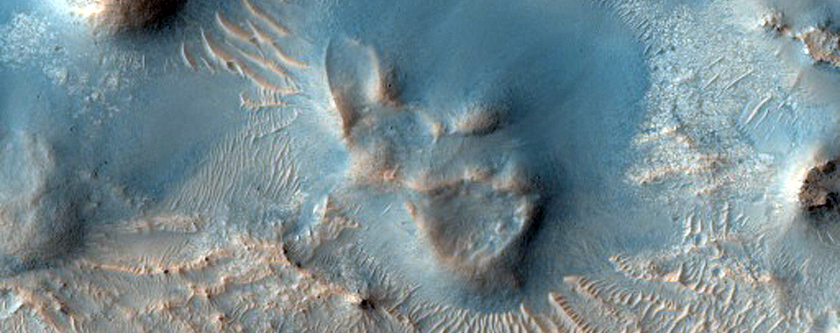 Landforms Near Nili Fossae