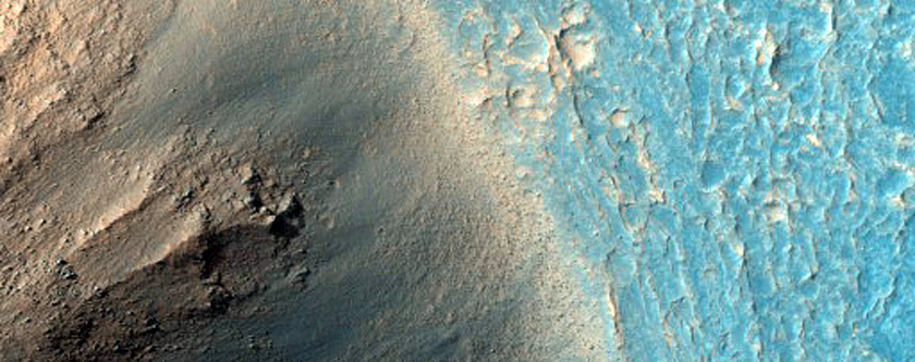 Platy Flow on Floor of Echus Chasma Side Channel