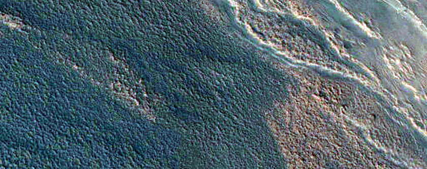 Steep North Polar Peripheral Scarp
