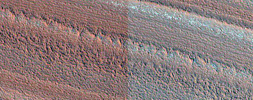 Polar Layered Deposit Scarp