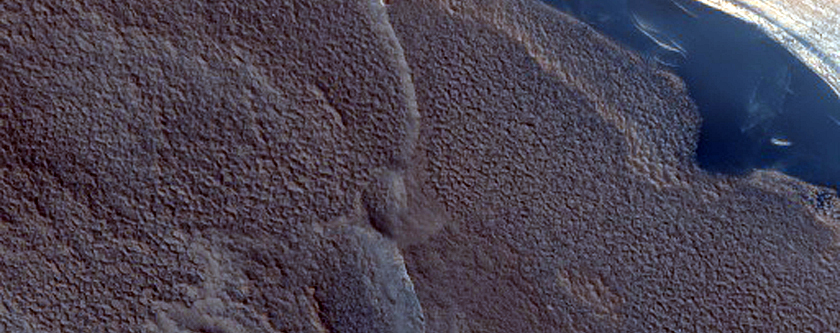 Steep North Polar Peripheral Scarp