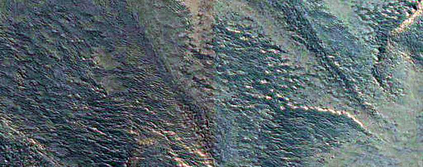 Steep North Polar Peripheral Scarp