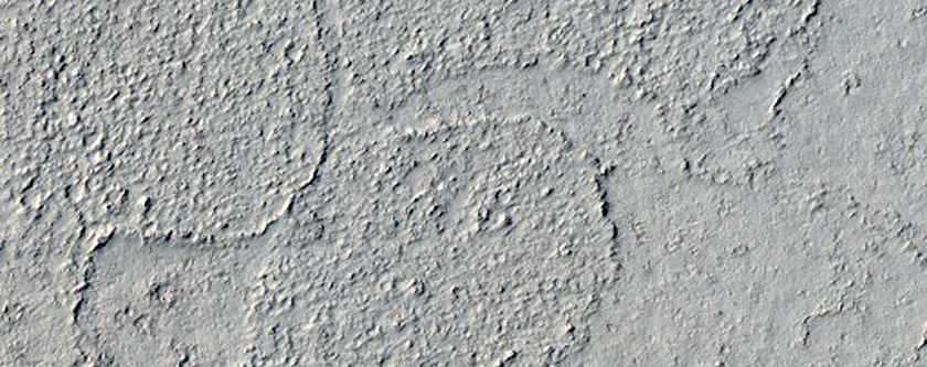 Platy Lava Surface