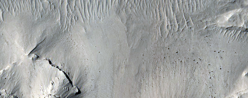 Eroded Terrain in Aeolis Region