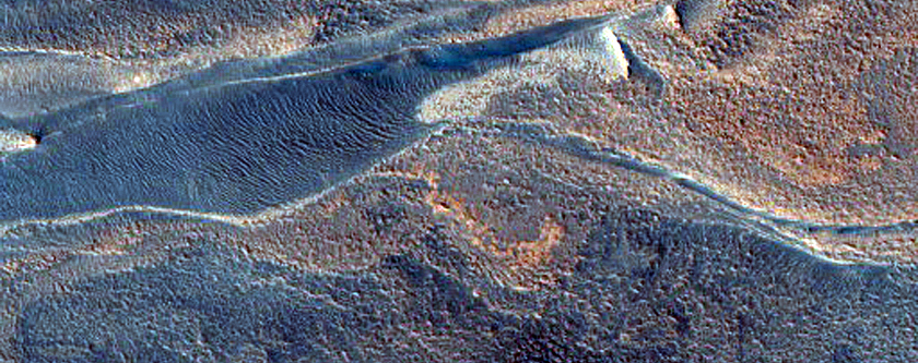 Steep North Polar Peripheral Scarp