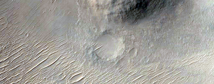 Crater with Steep Slopes