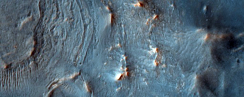 Surface North of Syrtis Major Region
