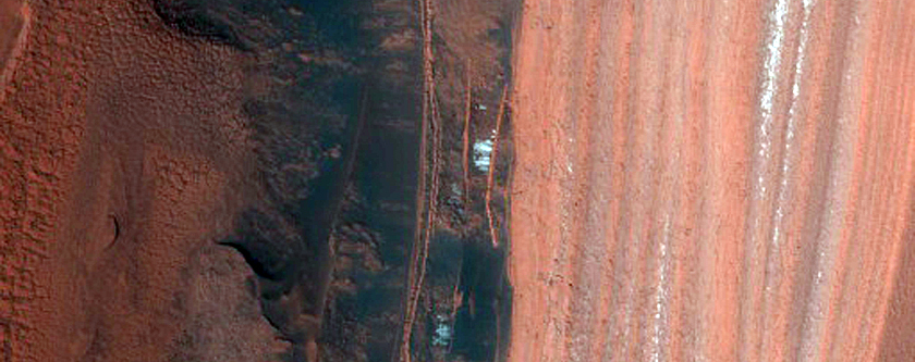 Chasma Boreale Eastern Head Scarp
