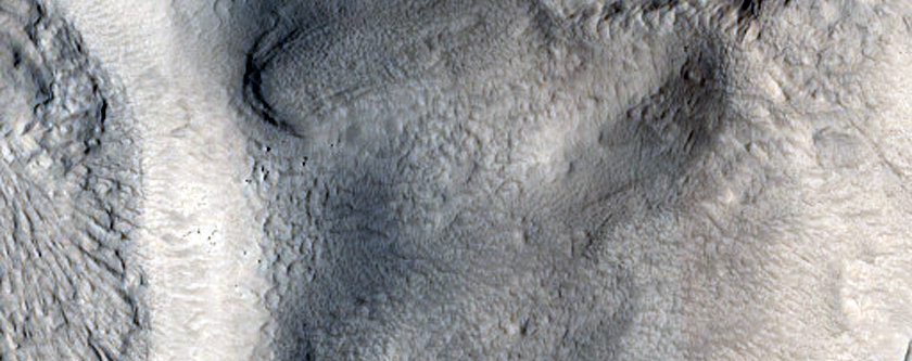 Layers in Cerulli Crater