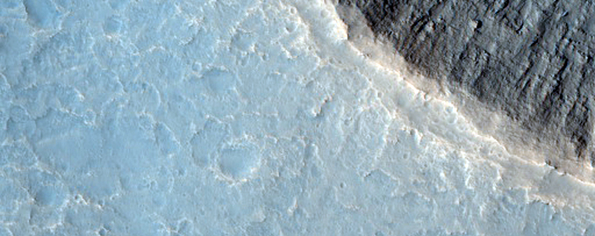 Crater in Acidalia Planitia