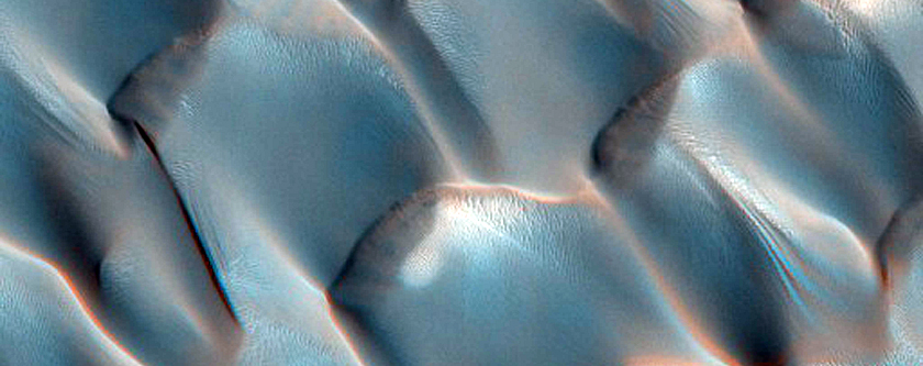 Polar Dunes Dubbed Hazar with Abundant Sand