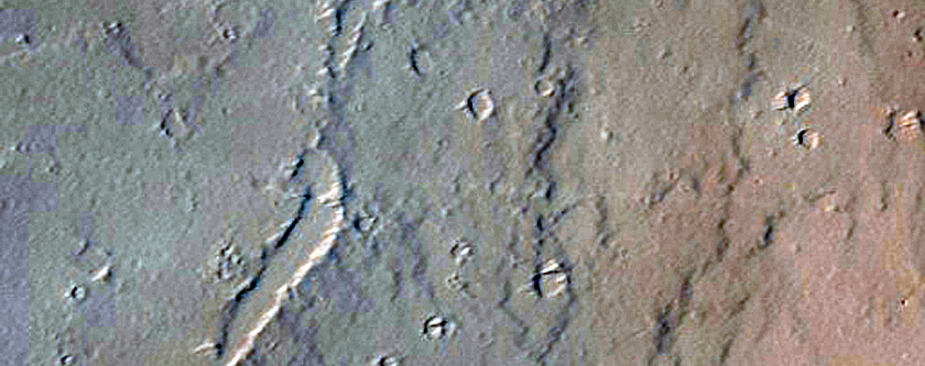 Shield Volcano Near Ceraunius Fossae