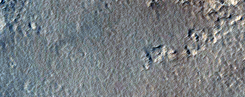 Surface Texture Sample of Dust Covered Terrain