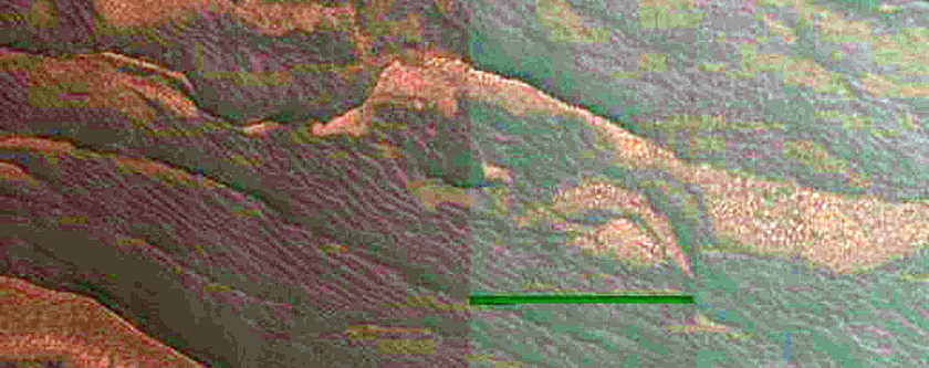 Steep North Polar Scarp