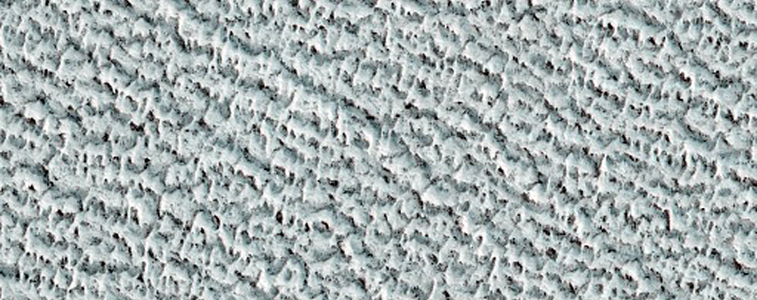 Color and Physical Properties of North Polar Residual Ice Surface