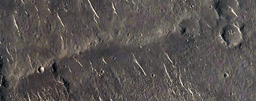 Layered Mesa in Western Elysium Planitia