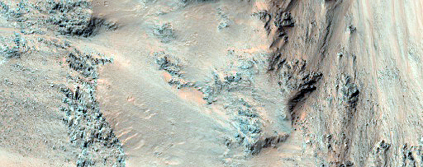 Steep Slope in Coprates Chasma