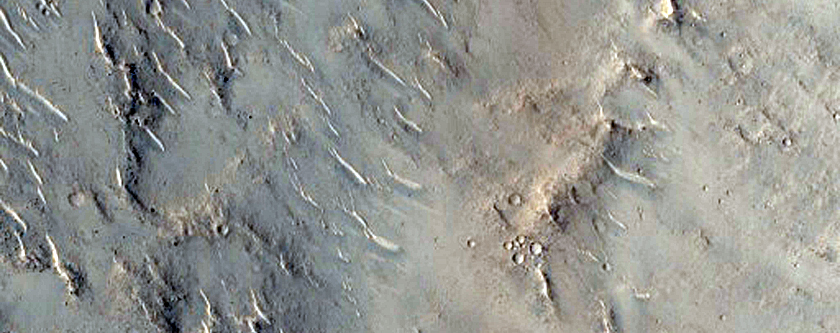 Chaos in Western Isidis Planitia