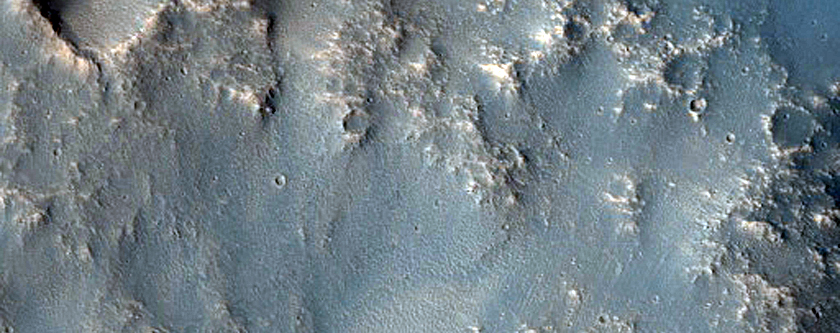 Central Uplift of 65-Kilometer Crater