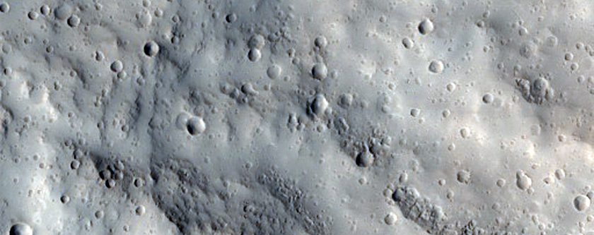 East Rim of Well-Preserved Impact Crater