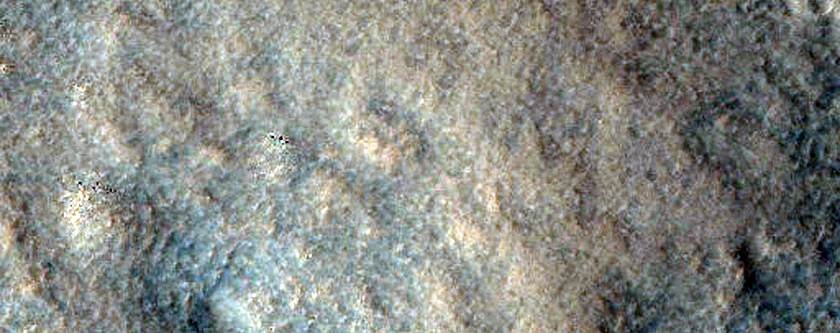 Polygonal Terrain Northeast of Lyot Crater