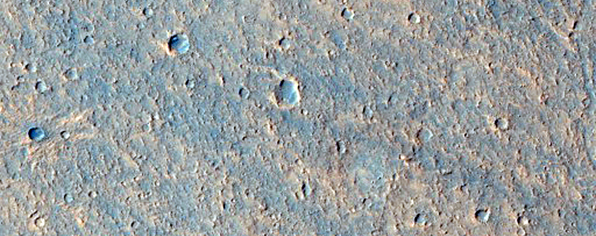 Lava Flow Northeast of Athabasca Valles