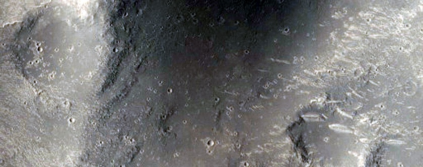 Gebrochene Hochebene in Elysium Planitia
