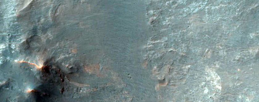 Impact Crater with Central Peaks