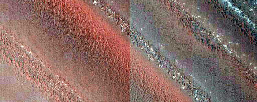 North Polar Layered Deposit Trough and Residual Cap