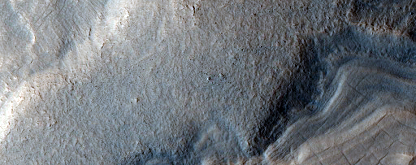Cluster of Hills in Deuteronilus Mensae