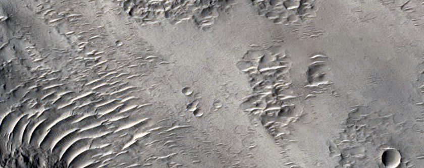 Layers in Northern Mid-Latitude Crater Depression