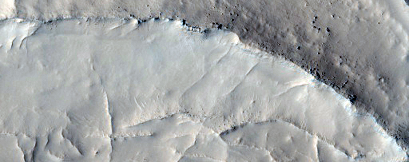 Ridges North of Baldet Crater