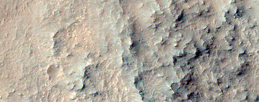 Landslide in Coprates Chasma