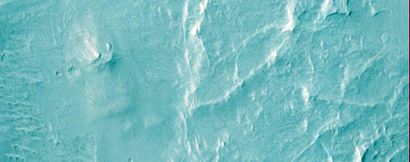 Layers and Ridges in Nepenthes Mensae Region