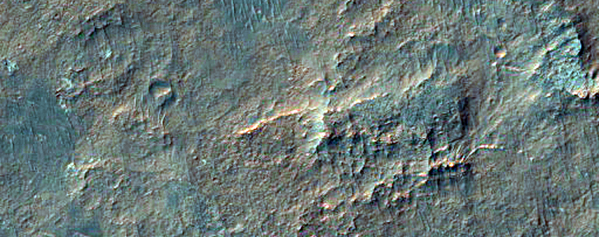 Western Edge of Possible Ladon Valles Landing Site