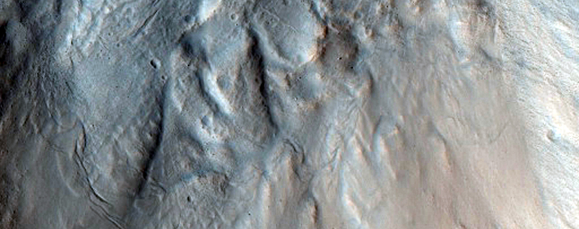 Crater with Steep Slopes