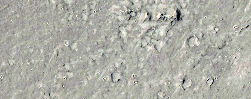 Degraded Volcanic Constructs Near Grjota Valles