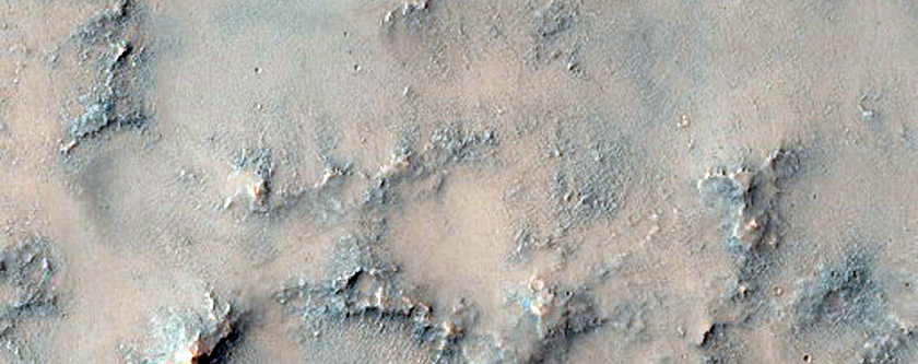 Ridges in East Arabia Terra