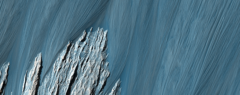 A Revealing Landslide in Hebes Chasma