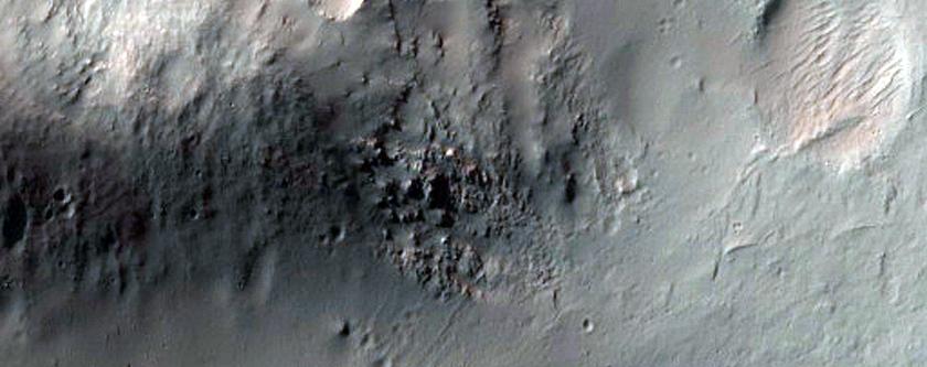 Rim of Roddy Crater