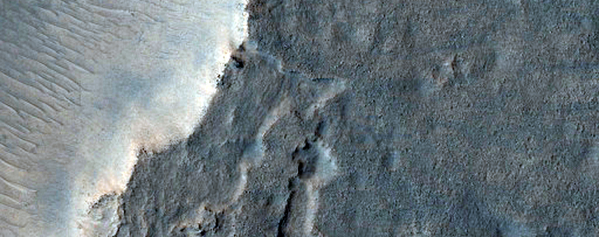 Layers in Crater Depression in Northeast Arabia Terra
