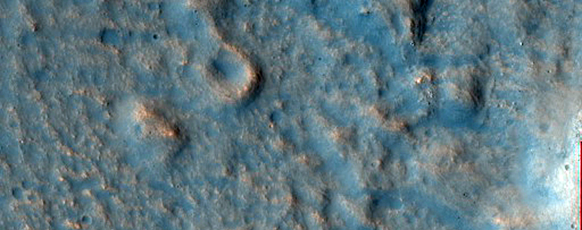 Field of Secondary Craters Near Astapus Colles