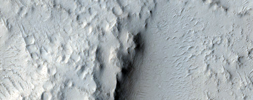 Crater in Arabia Terra