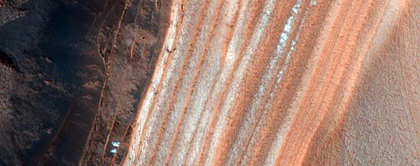 Chasma Boreale Eastern Head Scarp
