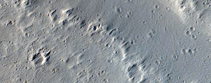 Low Shield Northwest of Ascraeus Mons