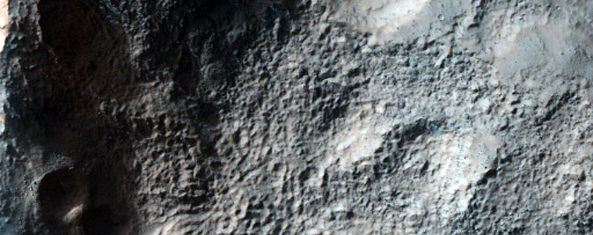 Rocky Crater in Noachis Terra