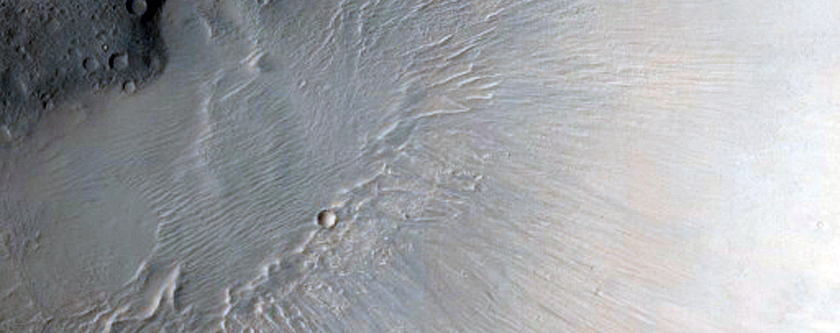 Crater in Isidis Planitia